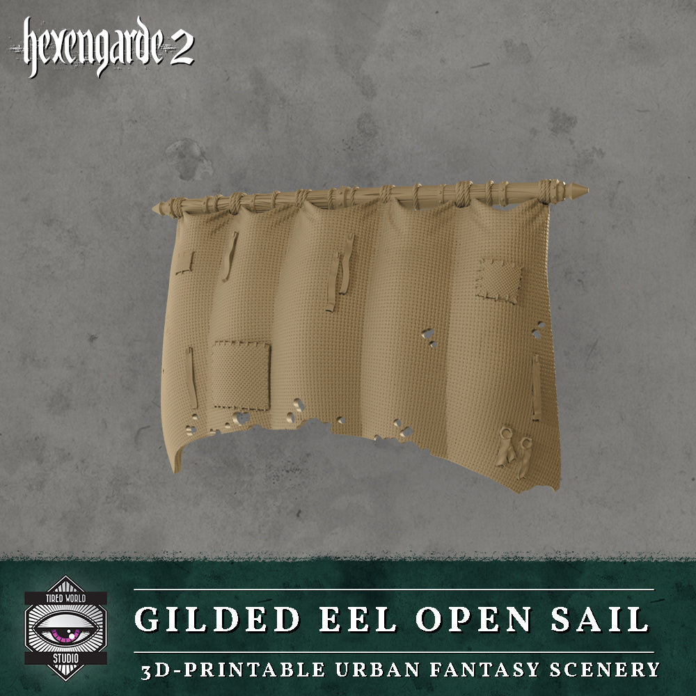 'Gilded Eel' River Barge - Tired World Studio