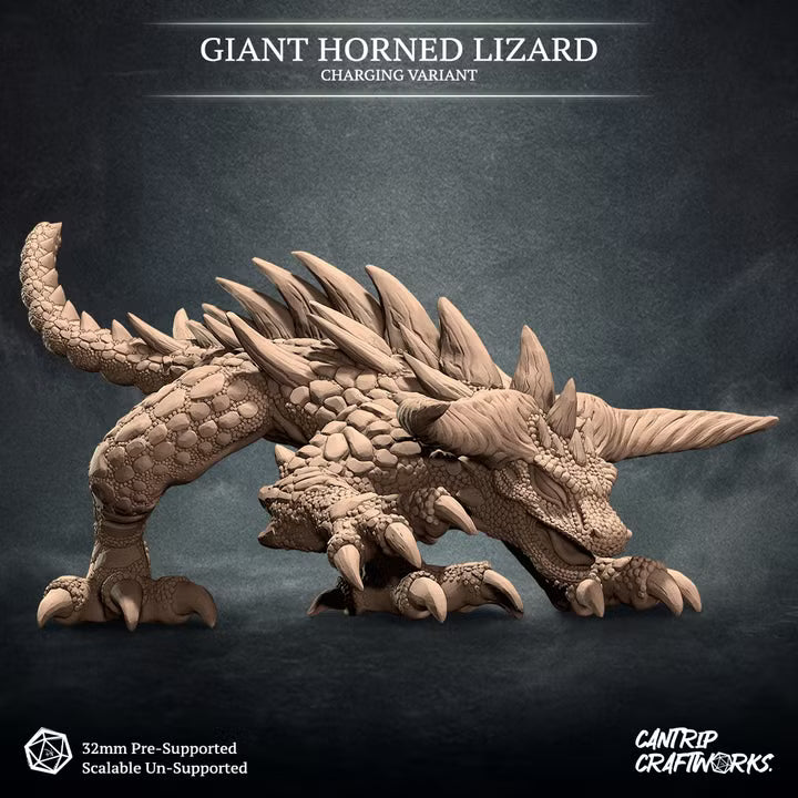 Giant Horned Lizard - Charging Variant