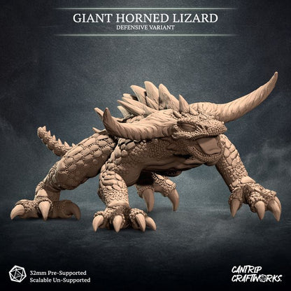 Giant Horned Lizard - Defensive Variant