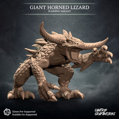 Giant Horned Lizard - Slashing Variant