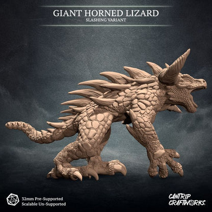 Giant Horned Lizard - Slashing Variant