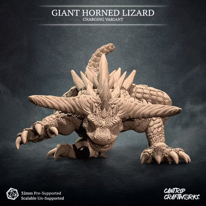 Giant Horned Lizard - Charging Variant