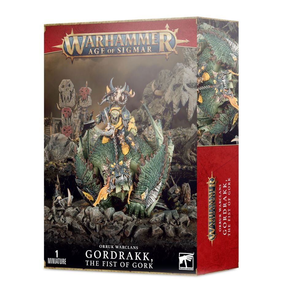 Gor Rok Mini Orruk Warclans: Gordrakk The Fist of Gork – Miniature Horde