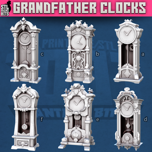 Grandfather Clock by STL Miniatures