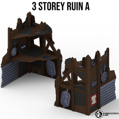 11th Edition Folding Terrain - Greenskin Ruins Set