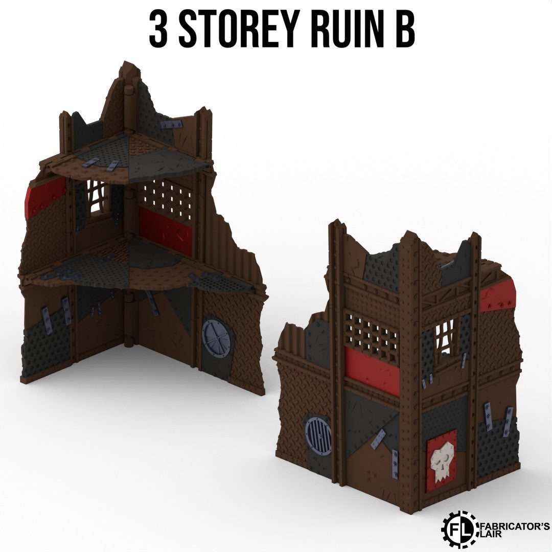 11th Edition Folding Terrain - Greenskin Ruins Set