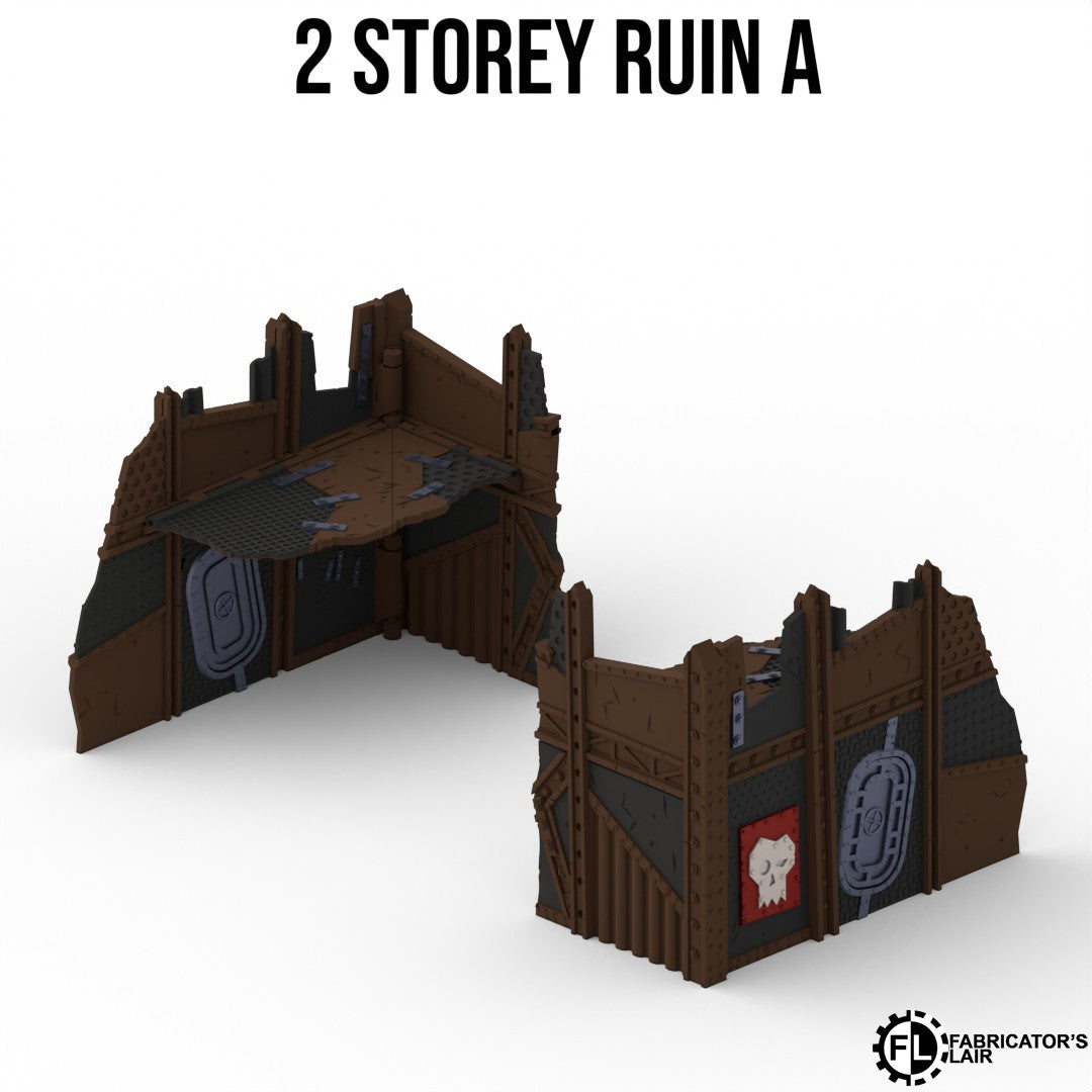 11th Edition Folding Terrain - Greenskin Ruins Set