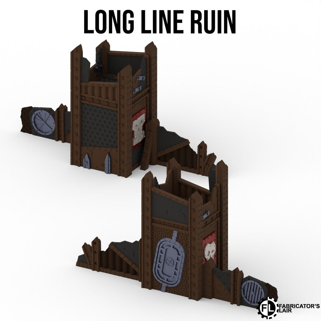 11th Edition Folding Terrain - Greenskin Ruins Set