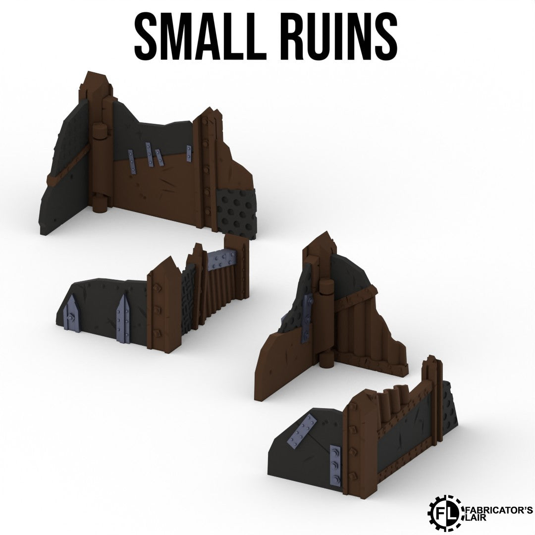 11th Edition Folding Terrain - Greenskin Ruins Set