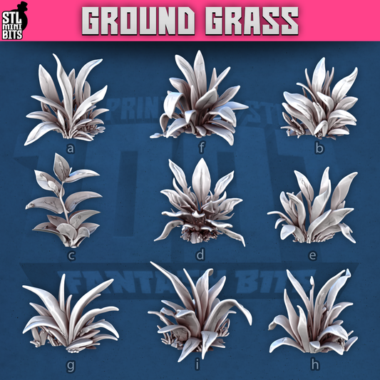 Ground Grass by STL Miniatures