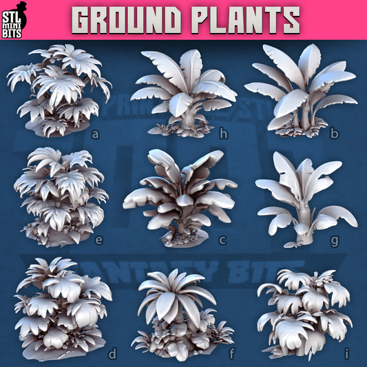 Ground Plants by STL Miniatures
