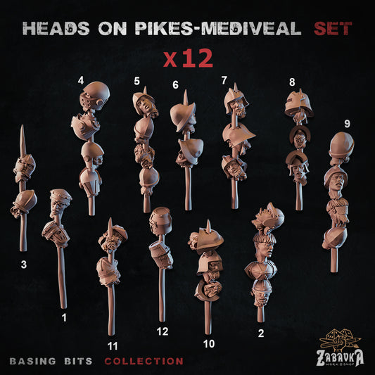 Heads on Pikes Medieval