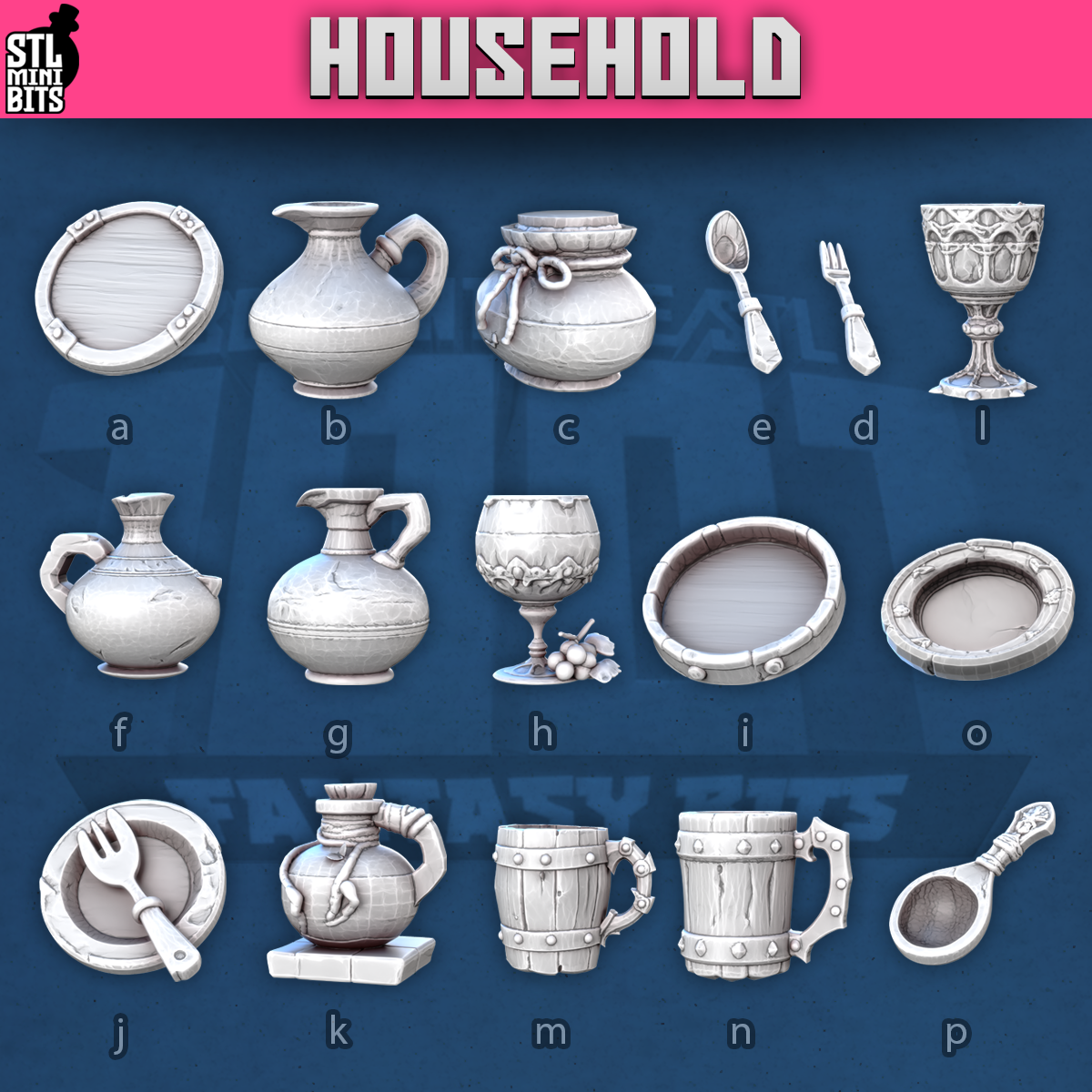 Household by STL Miniatures