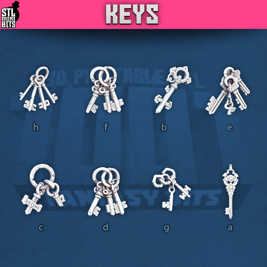 Keys by STL Miniatures