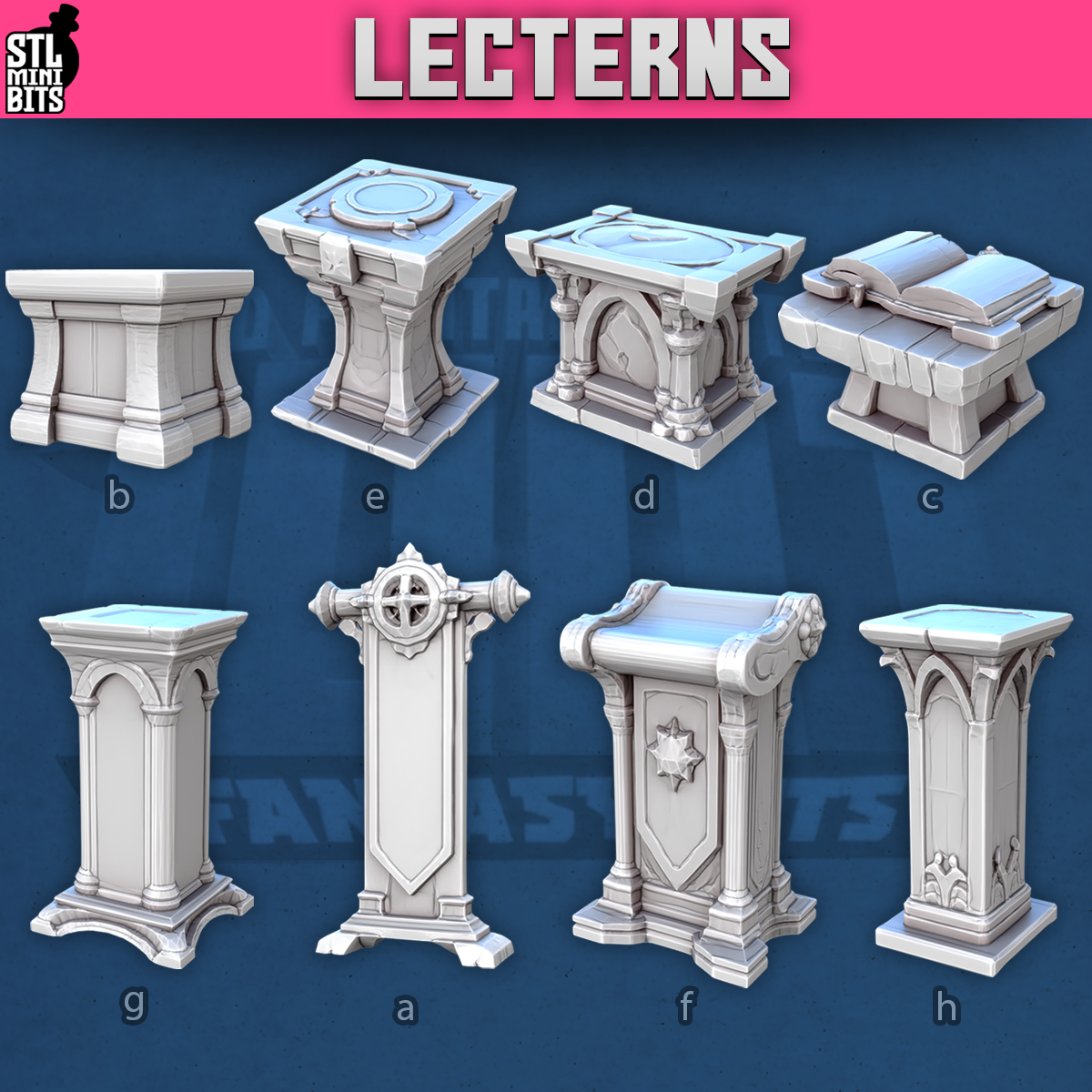Lecterns by STL Miniatures
