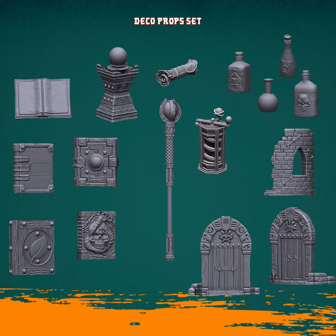 Lost mage Tower Props – Miniature Horde