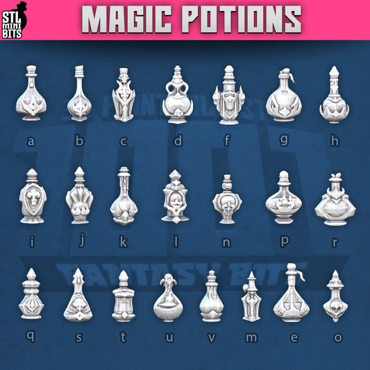 Magic Potions by STL Miniatures