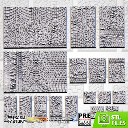 Medieval Road Square Bases By Txarli Factory