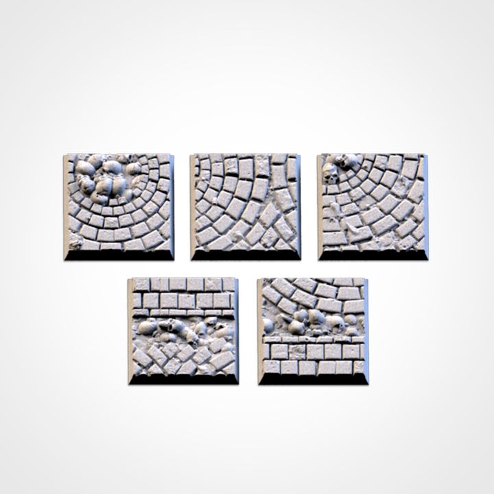 Medieval Road Square Bases By Txarli Factory