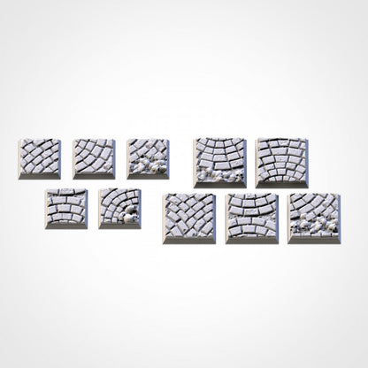 Medieval Road Square Bases By Txarli Factory