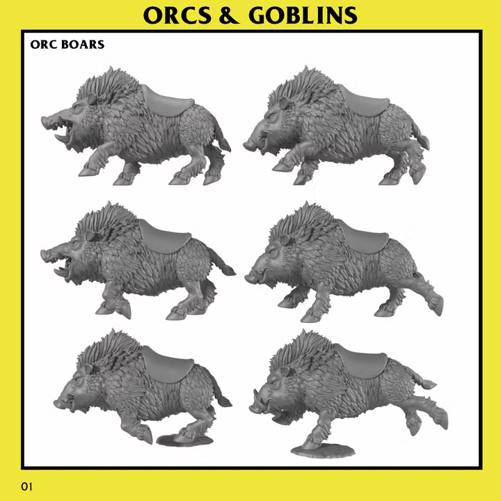ORCS & GOBLINS: Orc Boar Riders