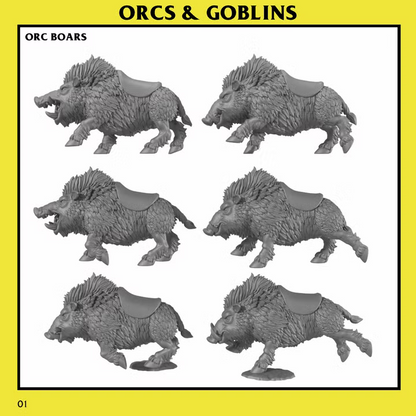 ORCS & GOBLINS: Orc Boar Riders