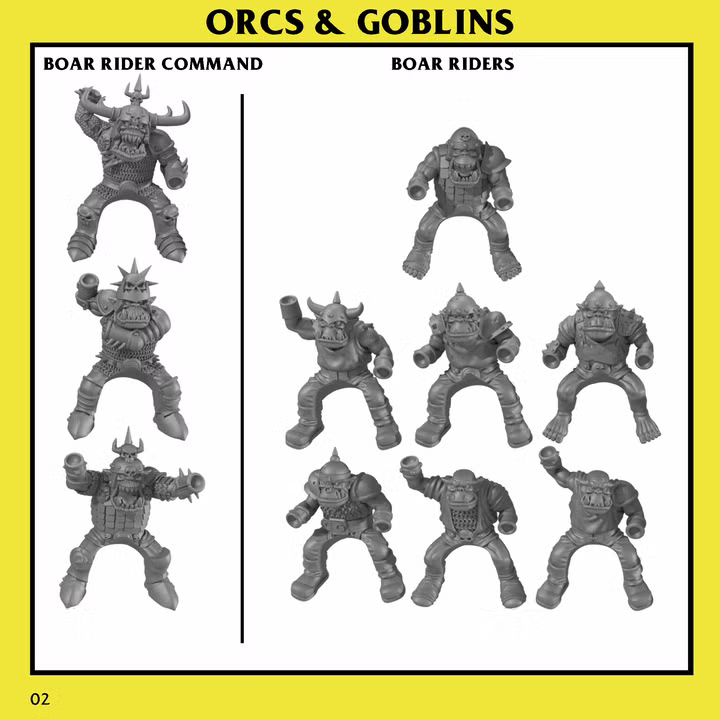ORCS & GOBLINS: Orc Boar Riders