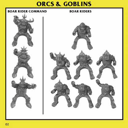ORCS & GOBLINS: Orc Boar Riders