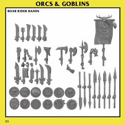 ORCS & GOBLINS: Orc Boar Riders