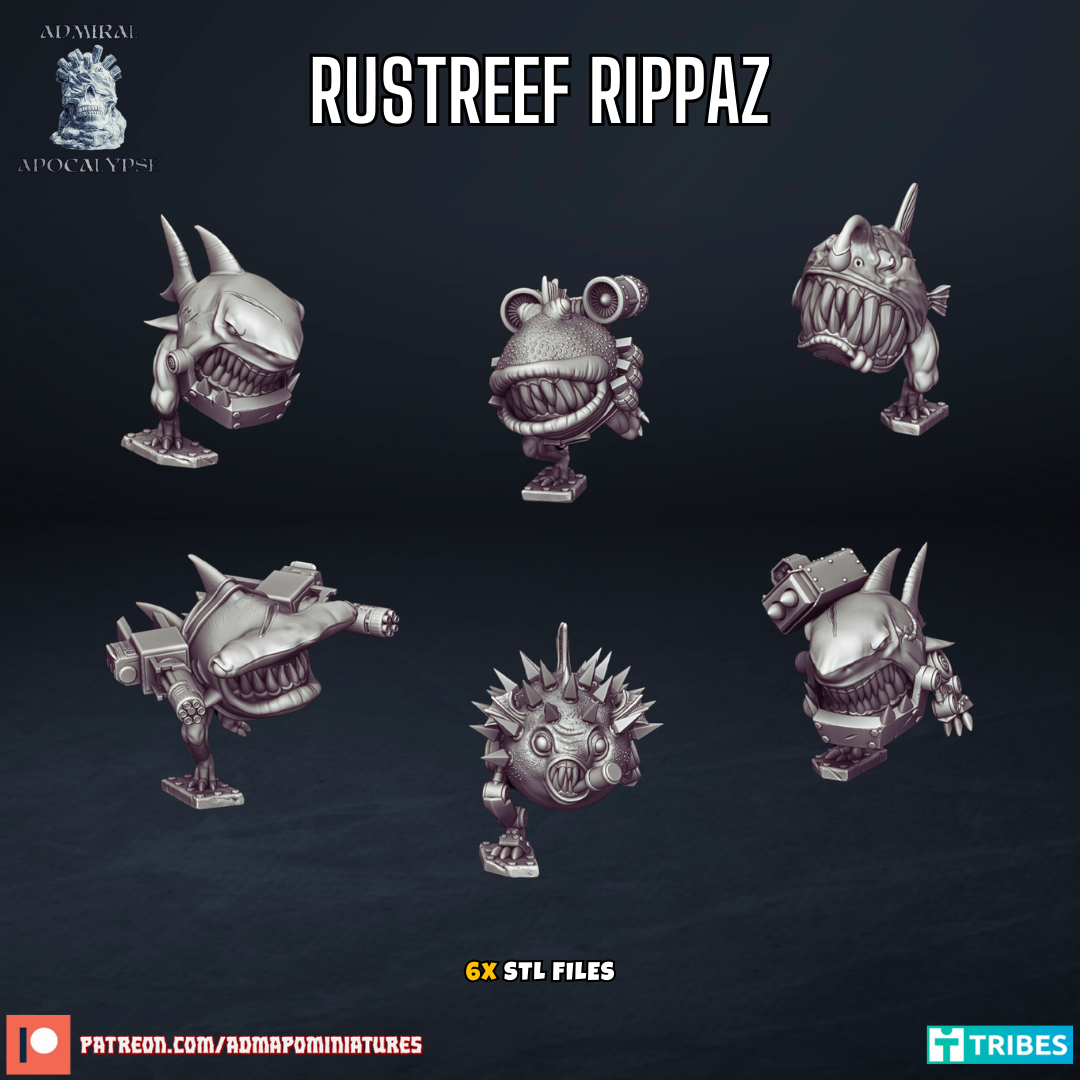 Rustreef Rippaz – Miniature Horde