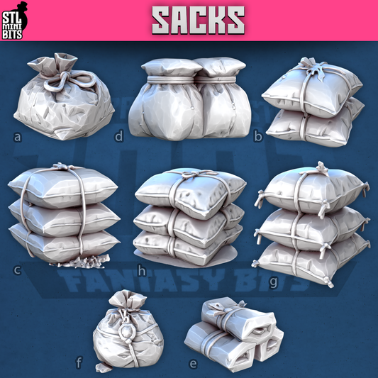 Sacks by STL Miniatures