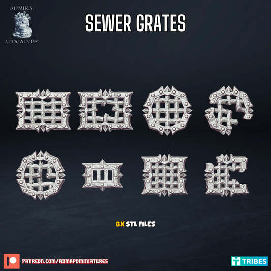 Sewer Grates by Admiral Apocalypse