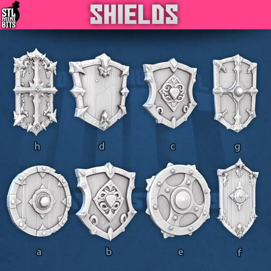 Shields by STL Miniatures