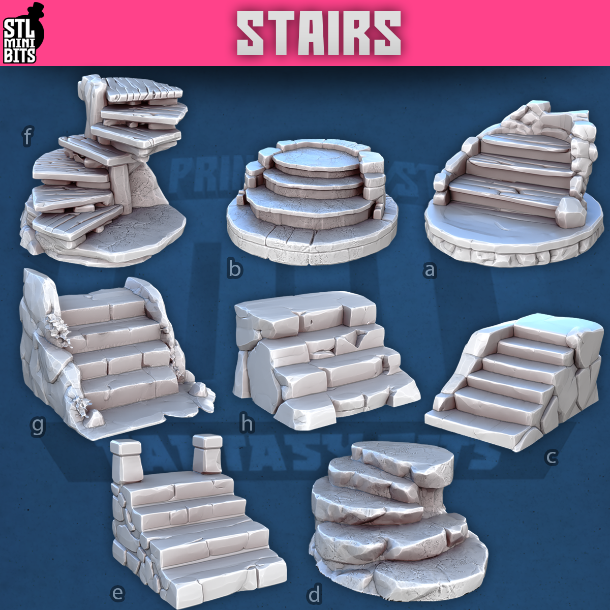 Stairs by STL Miniatures