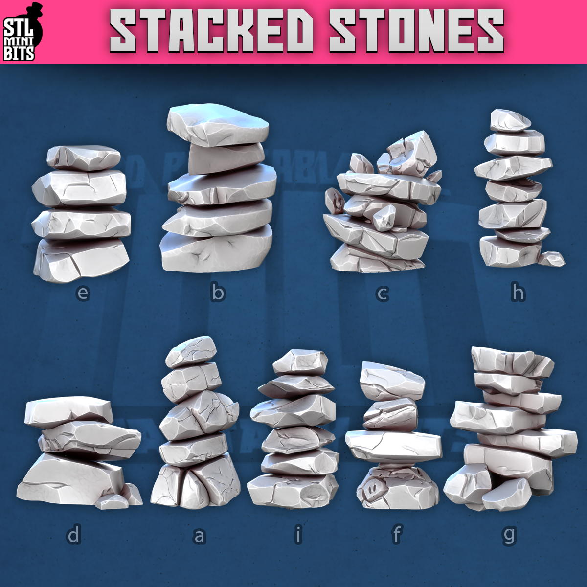 Staked Stones by STL Miniatures