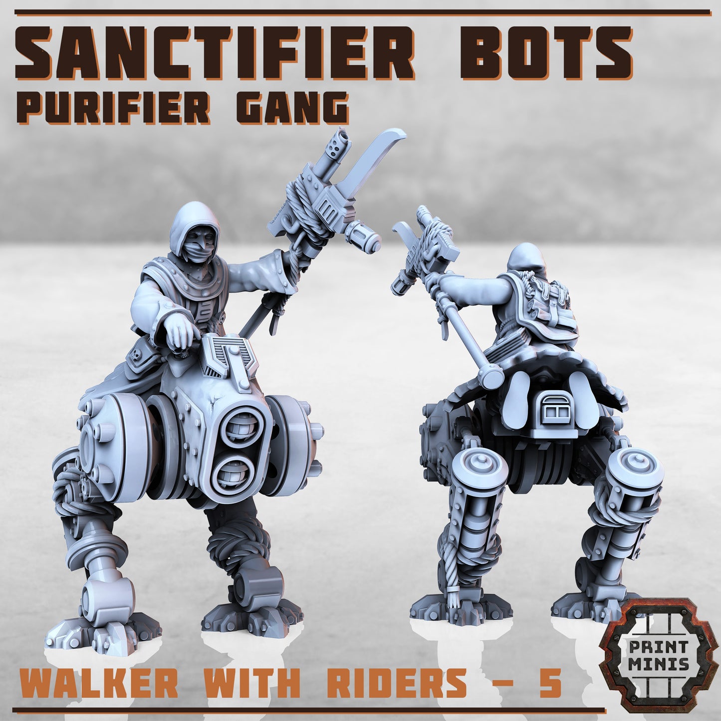 Sanctifier Bots with Purifier Riders