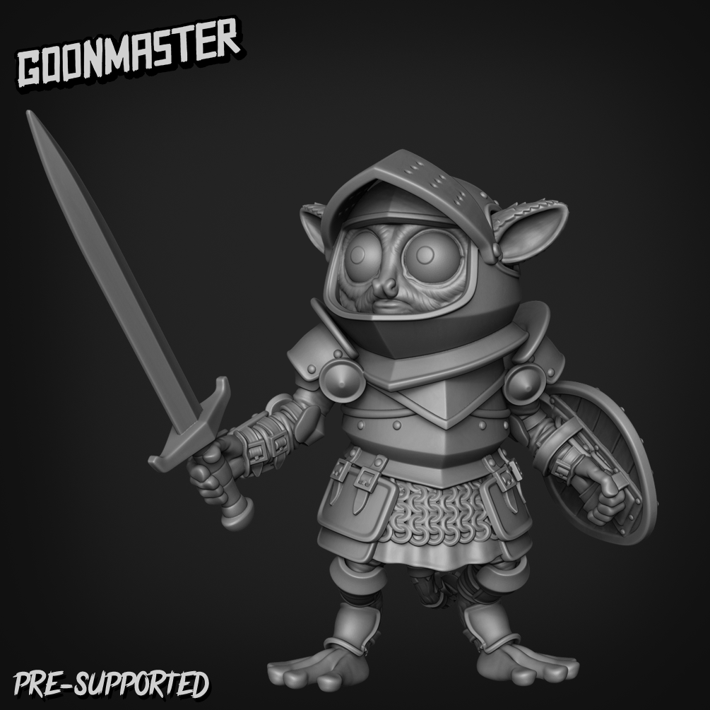Tiny Tarsier Knight By Goon Master