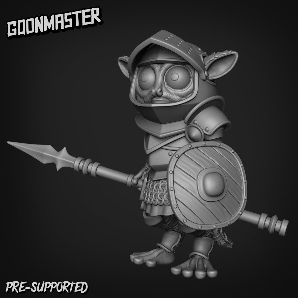 Tiny Tarsier Knight By Goon Master