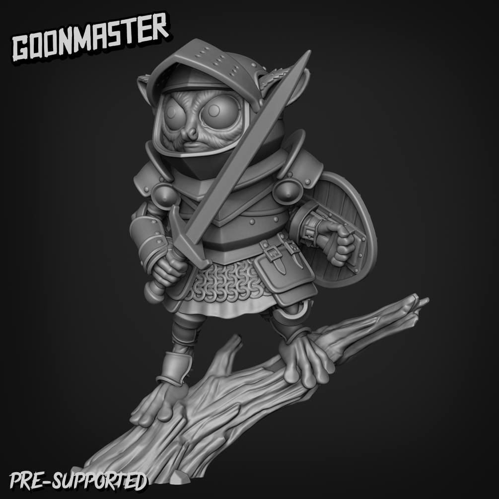 Tiny Tarsier Knight By Goon Master