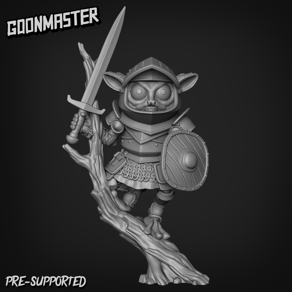 Tiny Tarsier Knight By Goon Master
