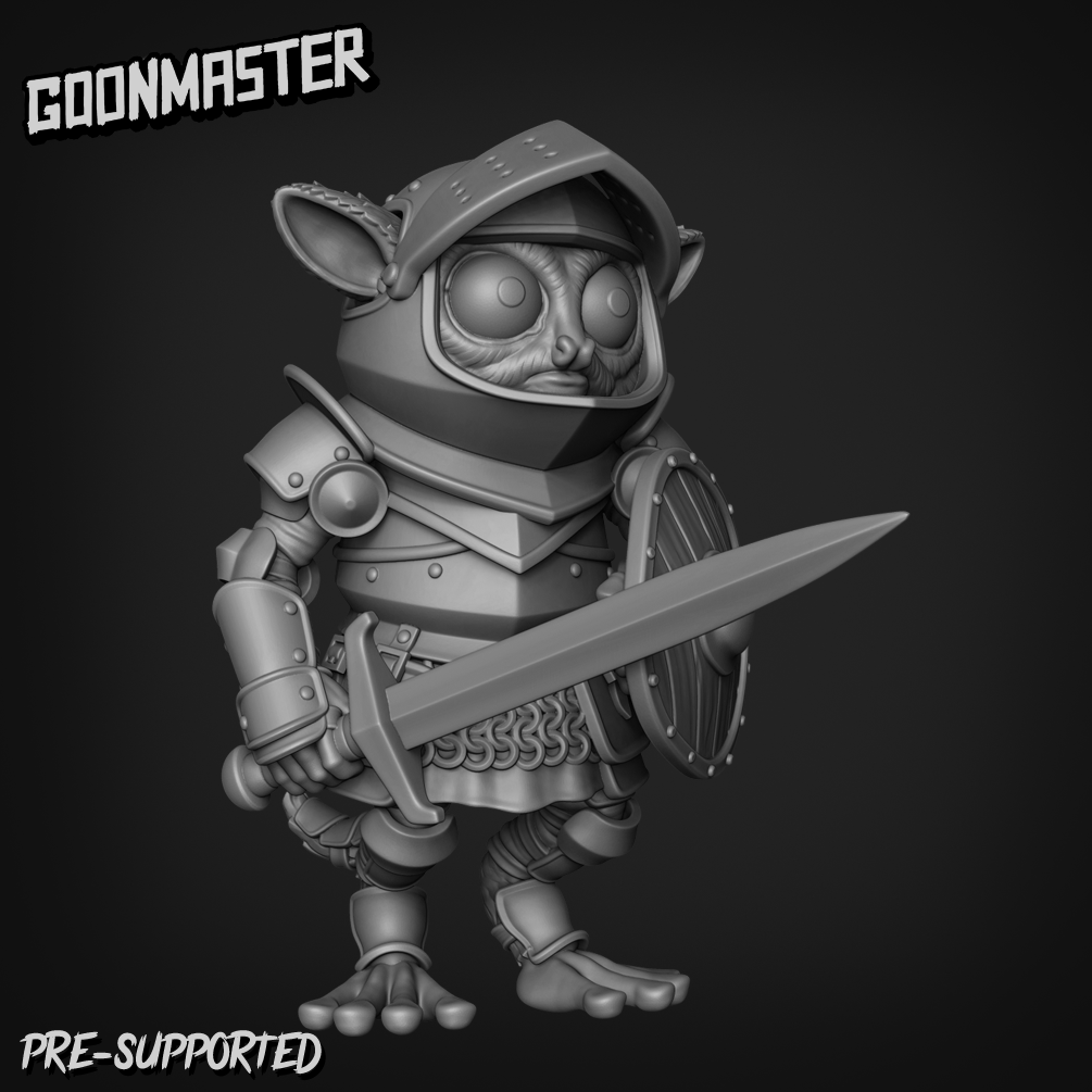 Tiny Tarsier Knight By Goon Master