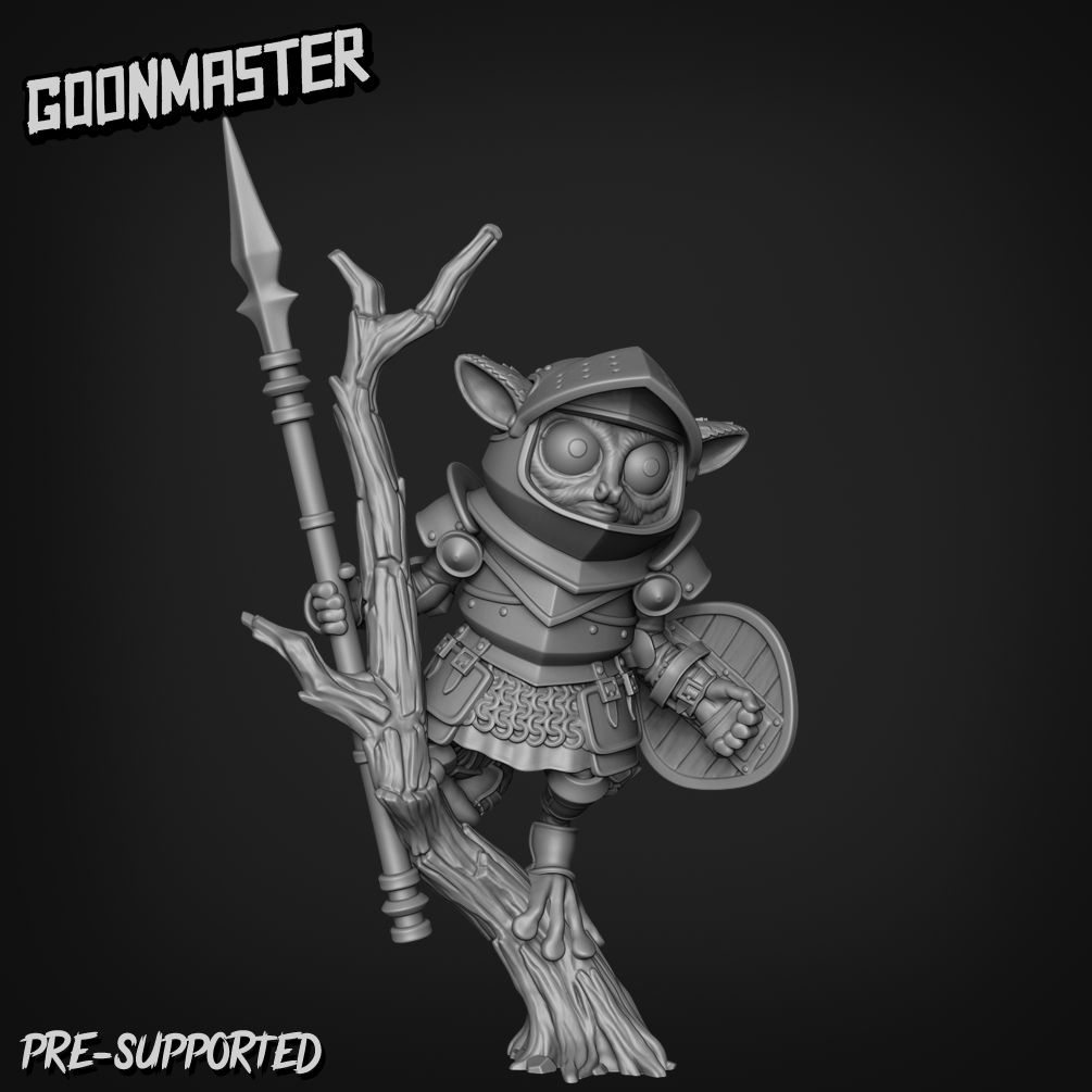 Tiny Tarsier Knight By Goon Master