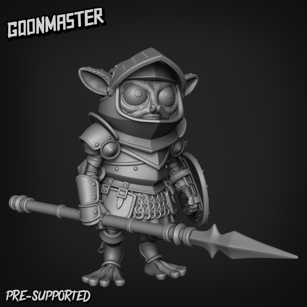 Tiny Tarsier Knight By Goon Master