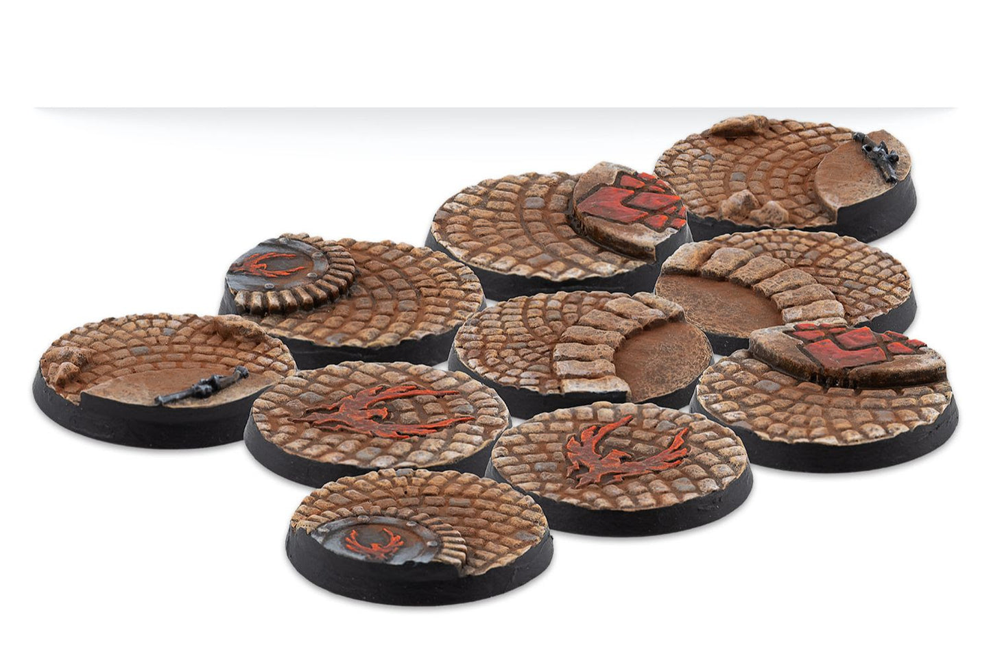 Warcrow: 30mm Hegemony Scenery Bases, Alpha Series