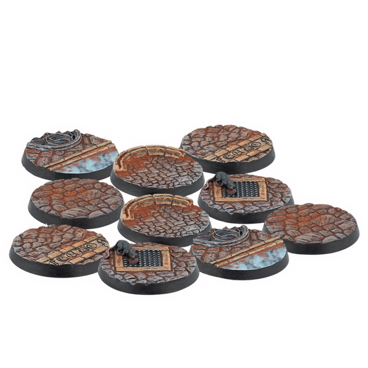 Warcrow Bases: 30mm Feudom Scenery Bases, Alpha Series
