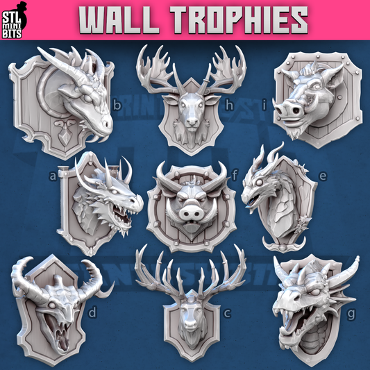 Wall Trophies by STL Miniatures