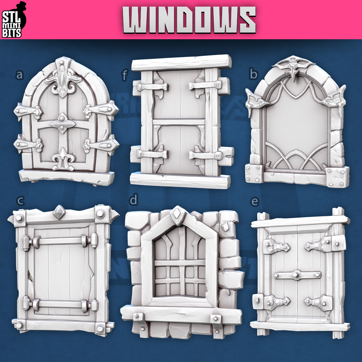 Windows by STL Miniatures