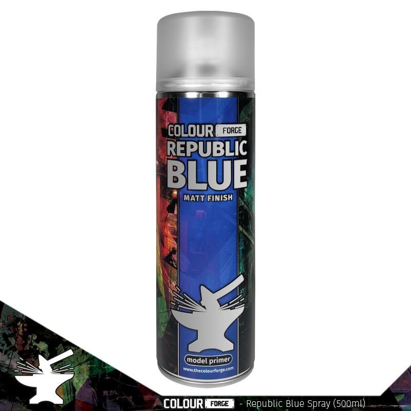 Colour Forge Aerosol Spray Primer - Republic Blue 500ml
