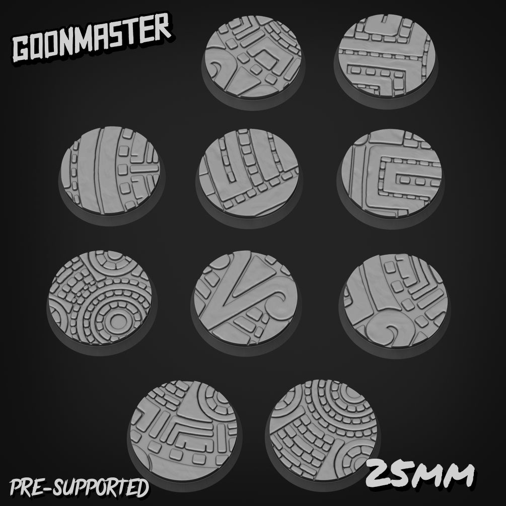 Ancient Temple Pattern Bases By GoonMaster