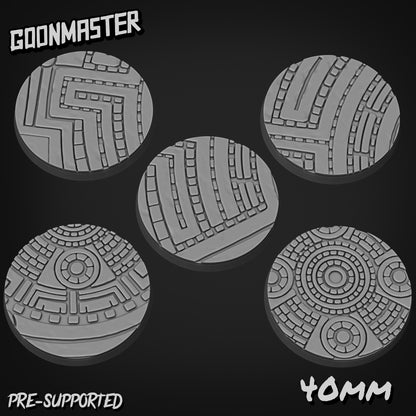 Ancient Temple Pattern Bases By GoonMaster